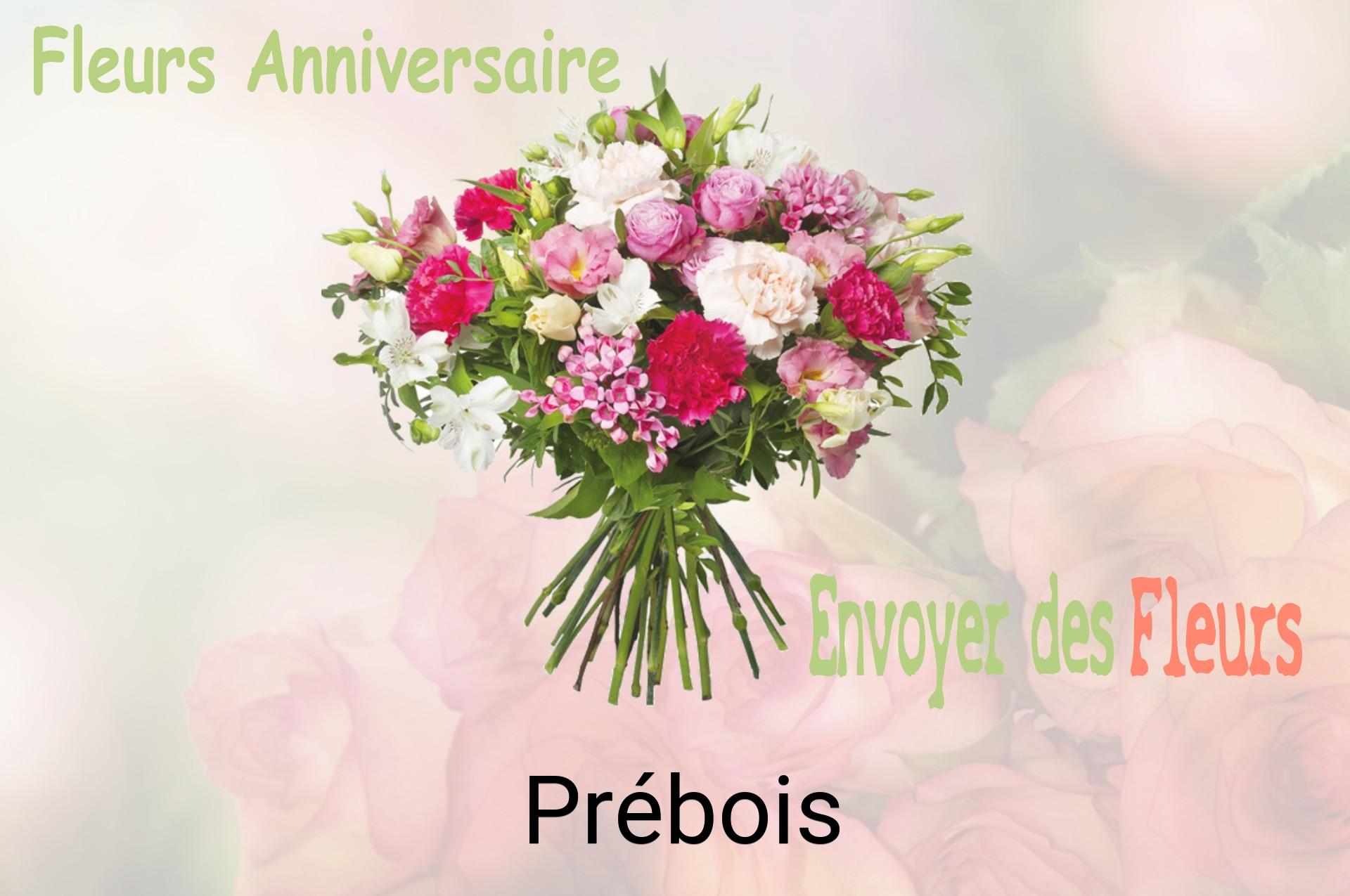 Bouquet de fleurs d’anniversaire livré à Prébois